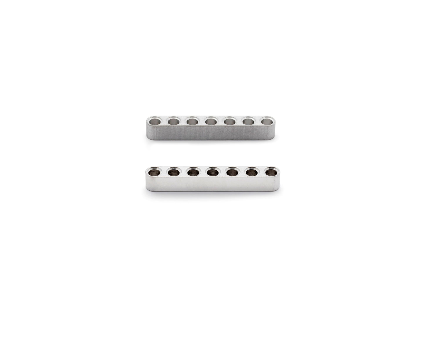 7 Hole CNC-Machined Aluminium Beams – LEGO Technic-Compatible, Built in Canada
