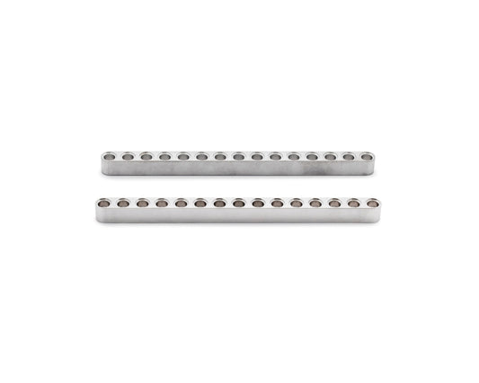 15 Hole CNC-Machined Aluminium Beams – LEGO Technic-Compatible, Built in Canada